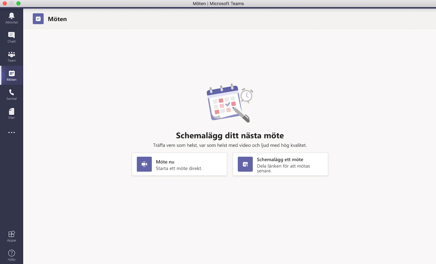 Bjuda In Till Teams Möte